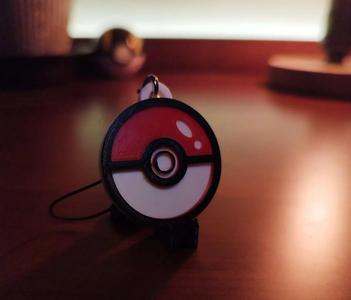 Pokeball Keychain