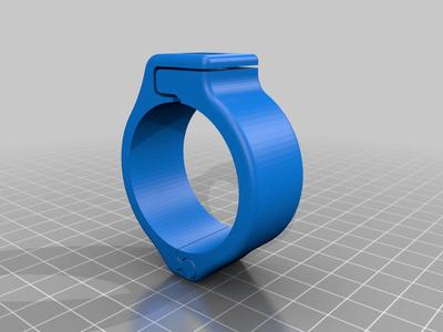 Water bottle holder clamp for bicycles