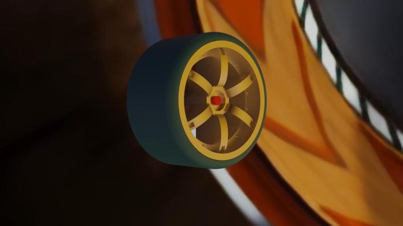 Hot Wheels AR3D6 CM6-like Wheels and Tires