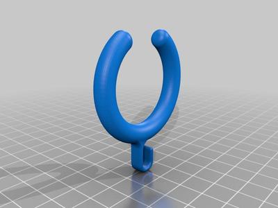 Shower Curtain Ring Open Top