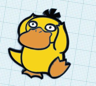 Psyduck Keychain