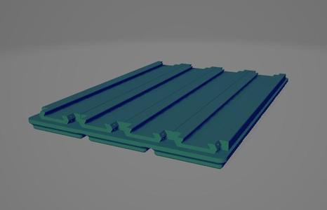 3x4 Gridfinity Modular Socket Rail