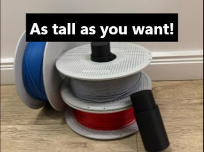 Spool stacker - as tall as you want!