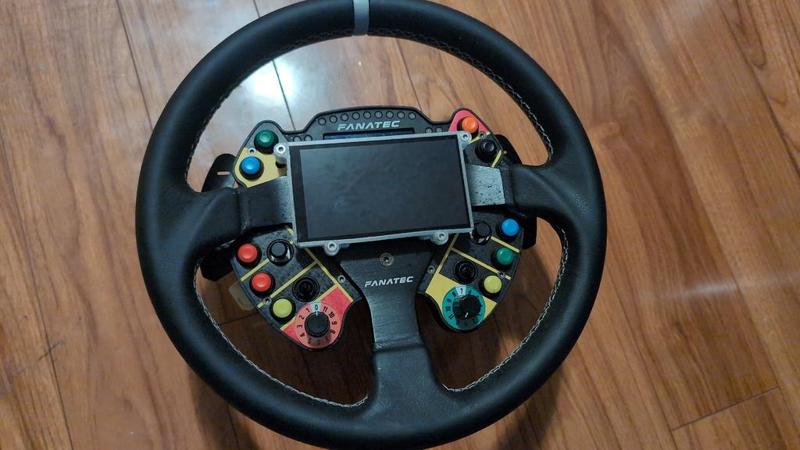 FANATEC - VOCORE 5in TFT - MOUNT FORMULA WHEEL and ENDURANCE HUB  and VARIOUS CUP HOLDERS