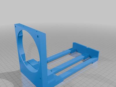 A GPU stand that can accommodate two NVIDIA Tesla P40s