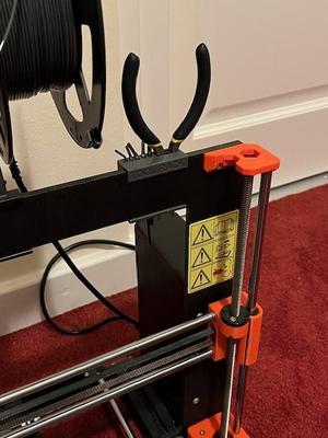 Prusa MK3S+ toolrack clip on frame, 框架上的工具架夾, फ्रेम पर टूलरैक क्लिप