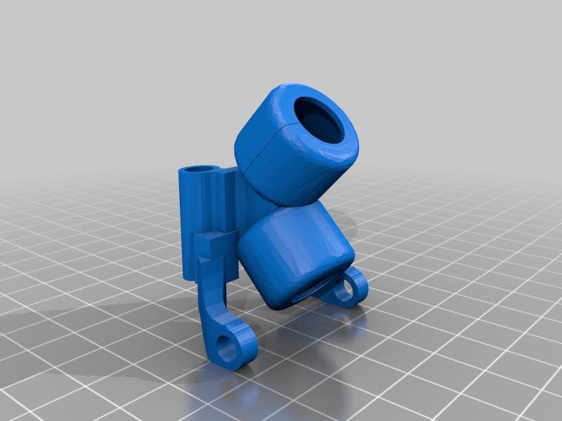 TBS Sourceone v5 vanny style walksnail dual antenna and crossfire mount