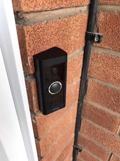 Ring wired doorbell 22.5 degree mount