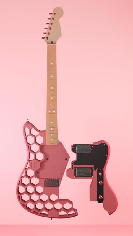Electric Guitar with hot swappable pickups