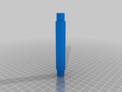 80 mm (longer) Blank Rod for Cubistand Pencil Pen Brush Holder