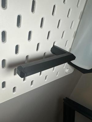 ikea skadis cloth holder