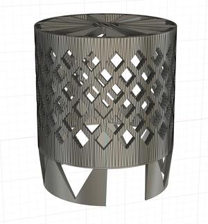 Filtre gouttière