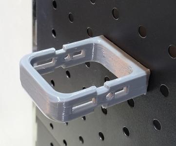 AC Plug Holder for Pegboard