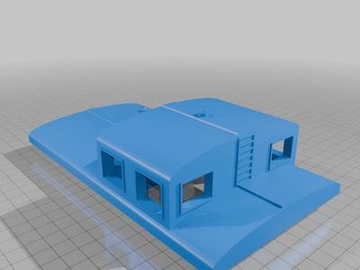 Extended vision roof for bobber (locking tabs revision))