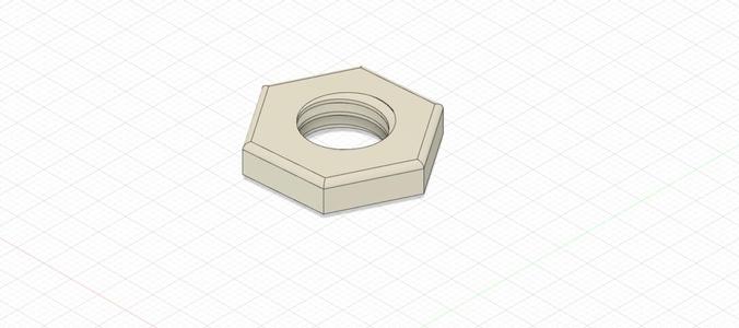 Excentric Nut and Bolt for toilet seat cover