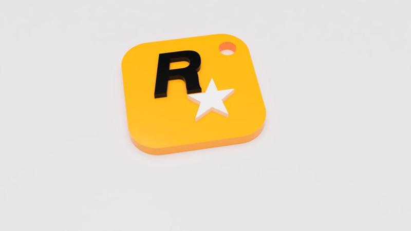 Keychain with ROCKSTAR logo