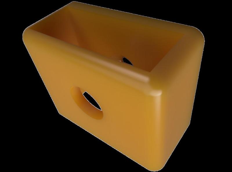 Simple tape measure wall mount