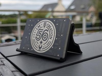 Business card holder for office or stand