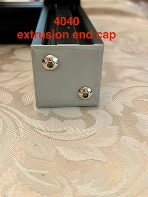4040 extrusion end cap (compatible with the ender 3)