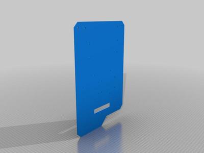 Masso G3 Touch Enclosure Back Panel Holes 
