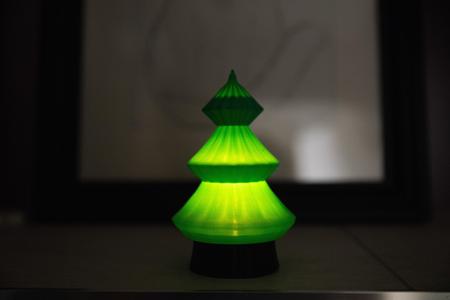 Illuminated Cupcake Christmas Tree
