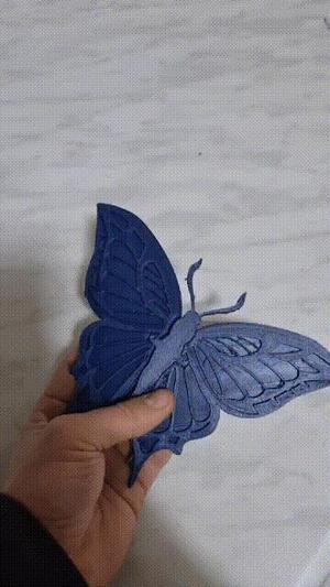 Fidget Print in Place Butterfly 