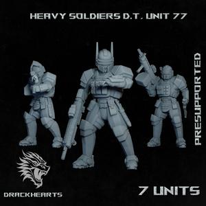 Dominion Terran - Unit 77 Heavy Soldiers