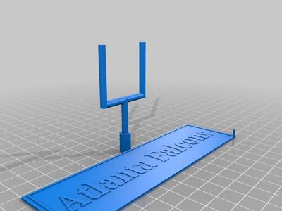 Atlanta Falcons Nfl Football Field endzone