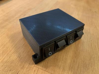 Switch box for 4 switches