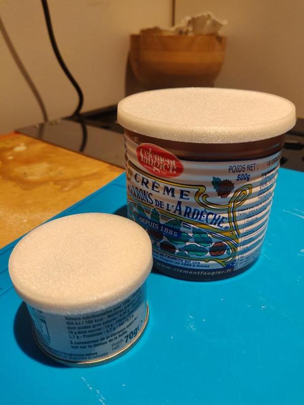 Tin can lid 86/55 mm