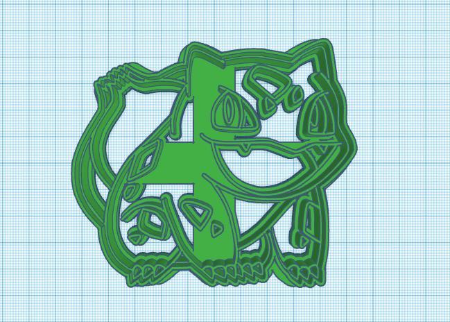 Bulbasaur Cookie Cutter