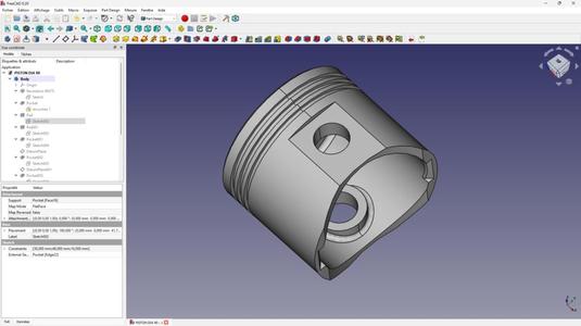 Piston 90X75 mm