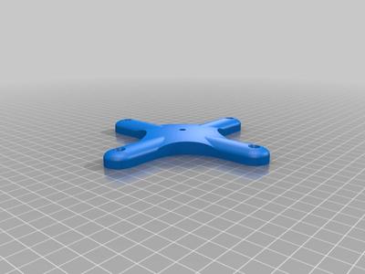 Ceiling hook mounting plate