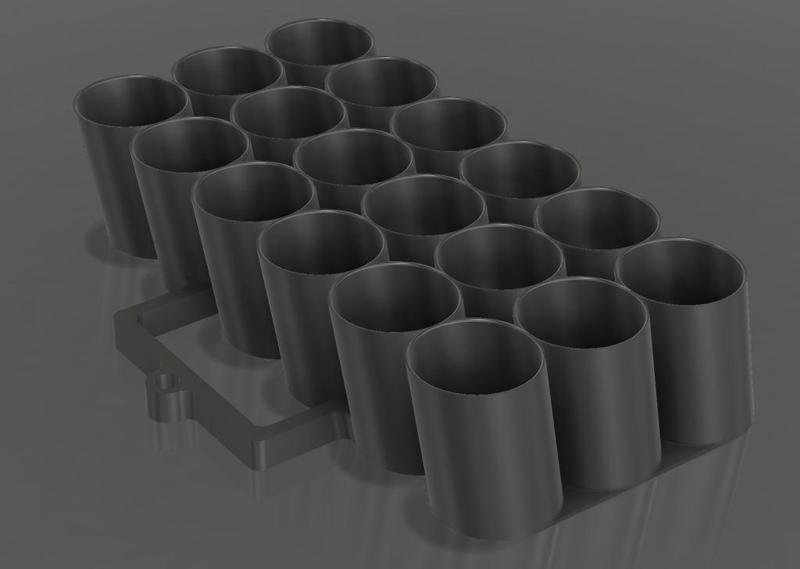 Minimalist Vallejo Paint Holder