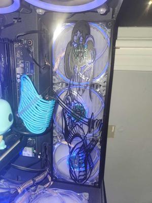 360mm fan grill Samurai Girl