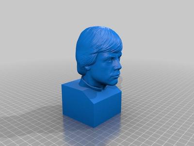 Jedi Luke Skywalker Bust no text
