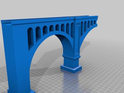 Model viaduct / bridge 