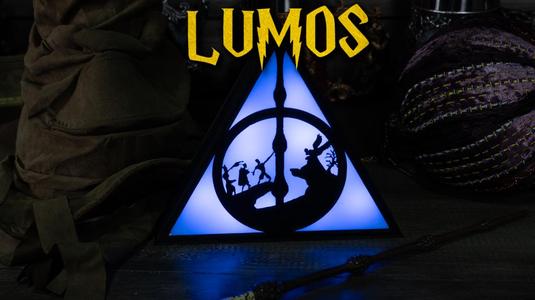 Harry Potter and the deathly hallows lamp