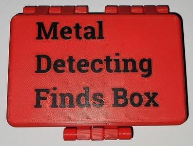 Metal detecting finds box (Medium size 130mm x 85mm)
