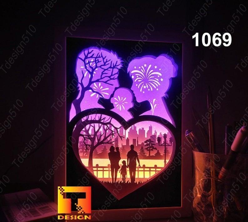 love family lightbox