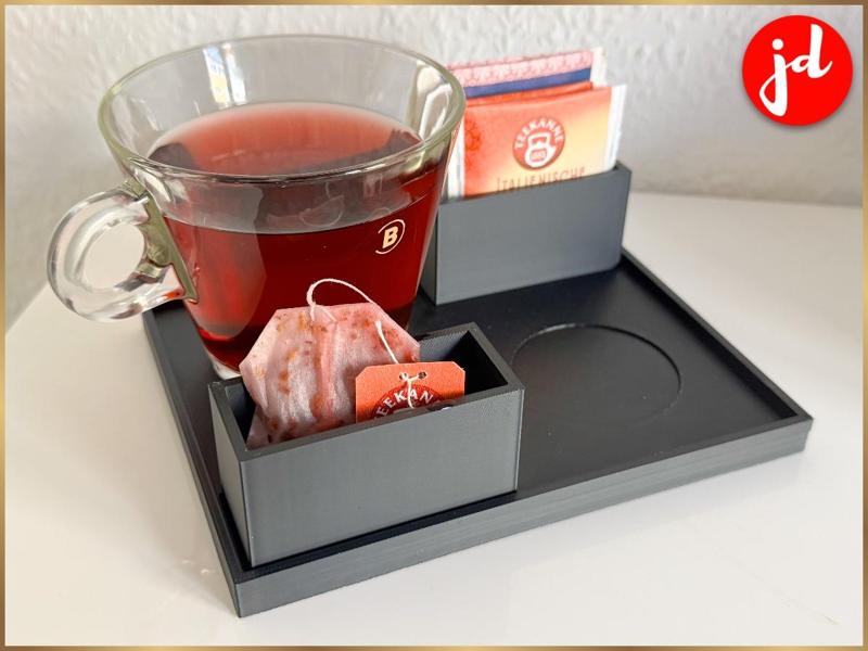 Tea Station for Two Teacups