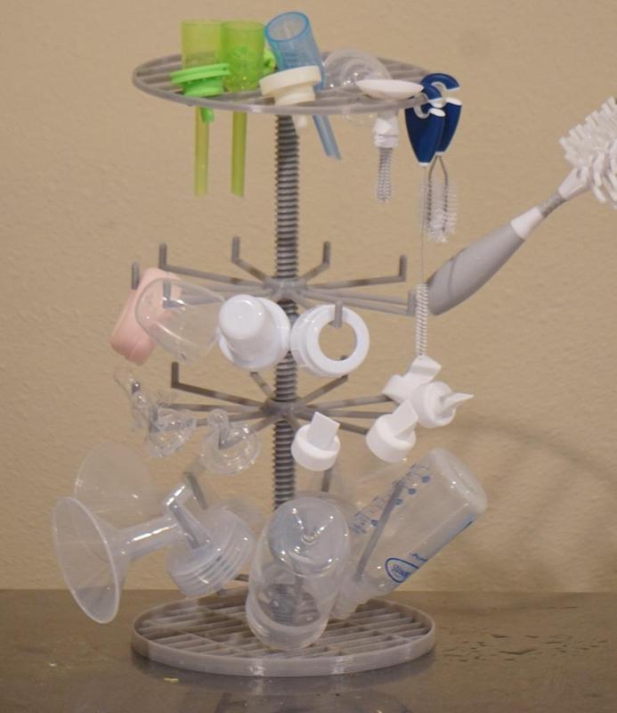Modular Drying Tree for Breast Pump and Baby Bottle Parts