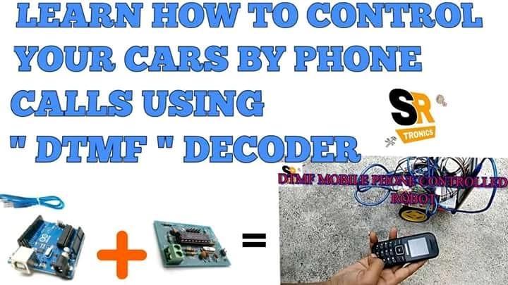 Phone Calling Arduino Robot Using Dtmf Decoder