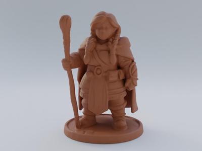 D&D Dwarven Wizard 32mm D&D miniature