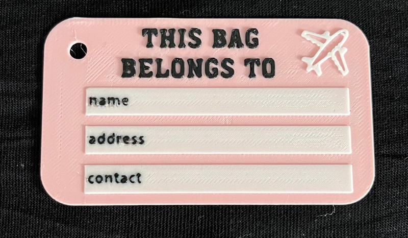 Cute Baggage Tag