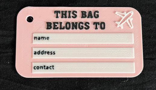 Cute Baggage Tag