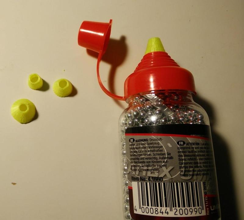 Funnel for CO2 bullet