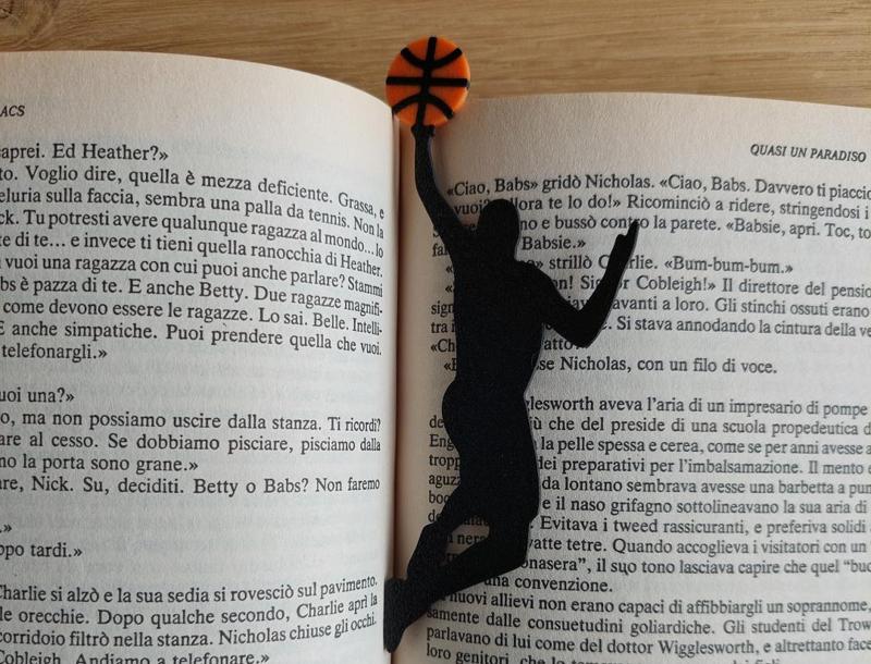 basketball bookmark