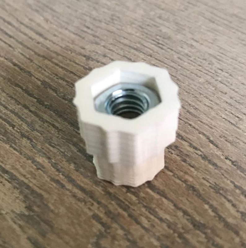 Ecrou moleté, knurled nut 6