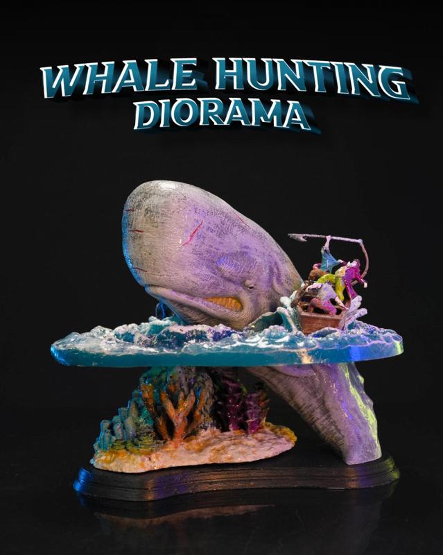 Whale Hunting Diorama